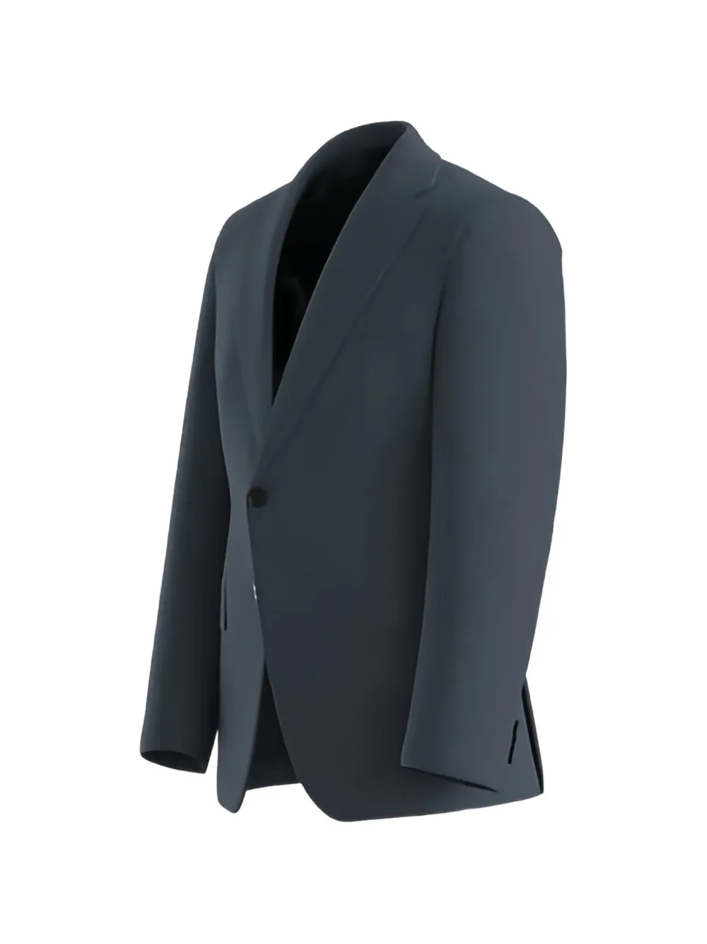 BOSS Blazer met gekerfde revers en micropatroon Blauw