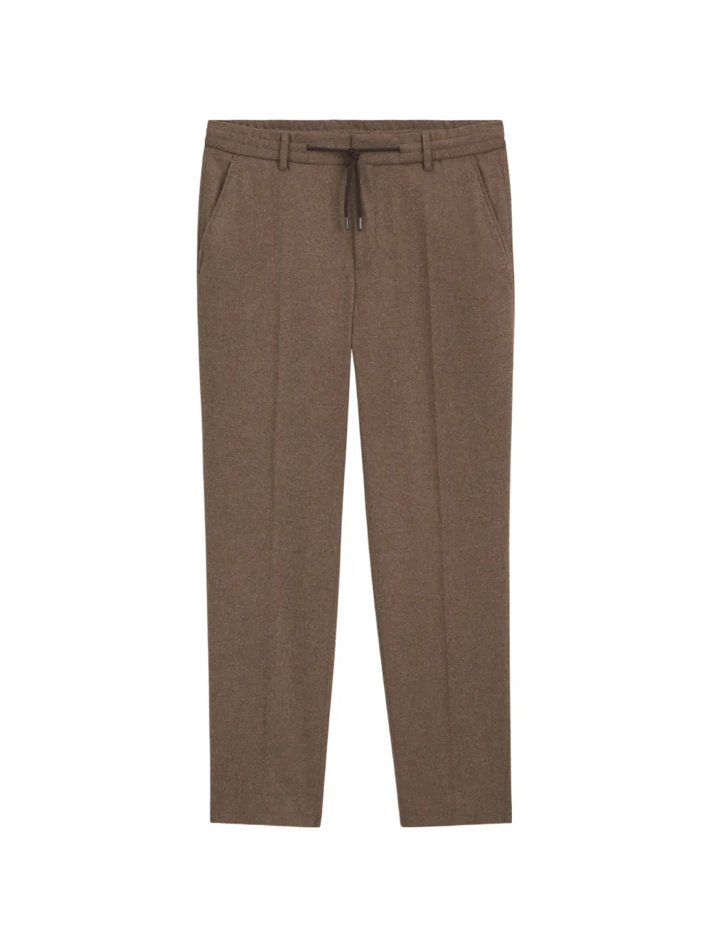BOSS pantalon fuselé à lien de resserrage - Marron