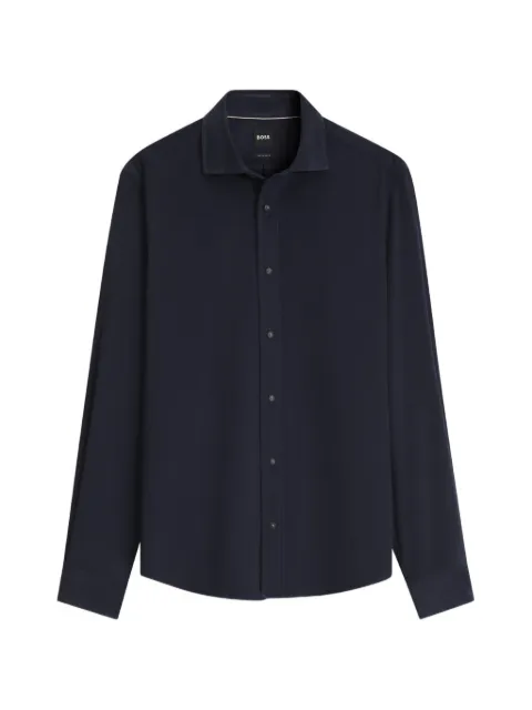 BOSS regular-fit shirt in cotton baby corduroy