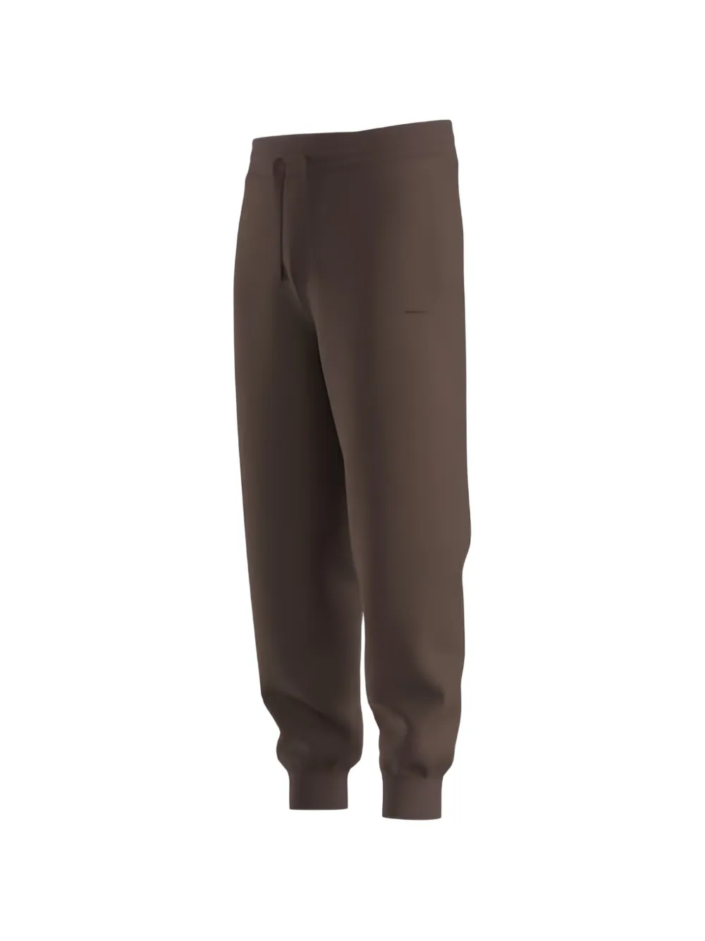 HUGO Katoenen casual broek met elastische manchetten Bruin