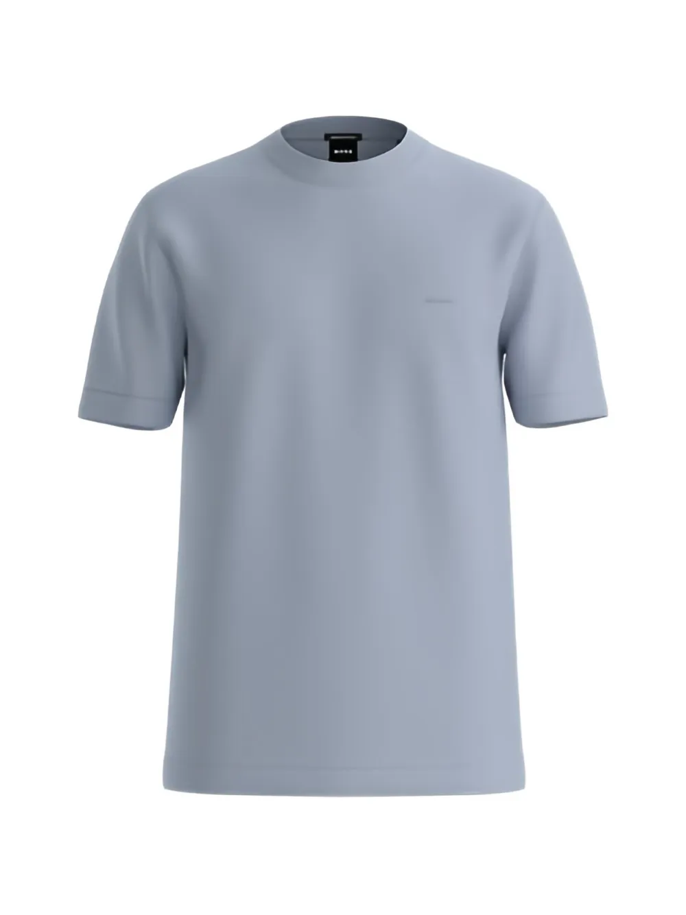 BOSS T-Shirt mit Logo-Stickerei - Blau