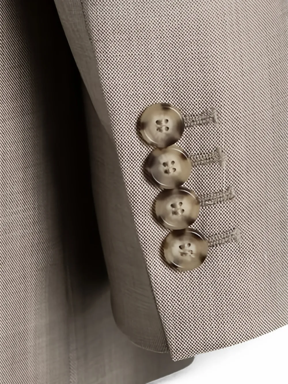 BOSS Regular-fit blazer in Italiaanse scheerwol met stretch Beige