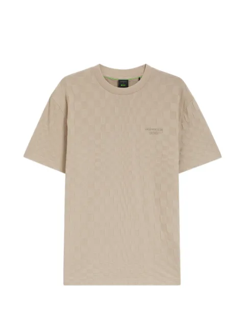 BOSS Camiseta x Porsche de algodão com padronagem Pasha