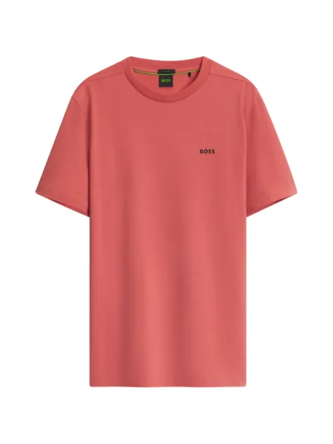 BOSS logo-print crew-neck T-shirt