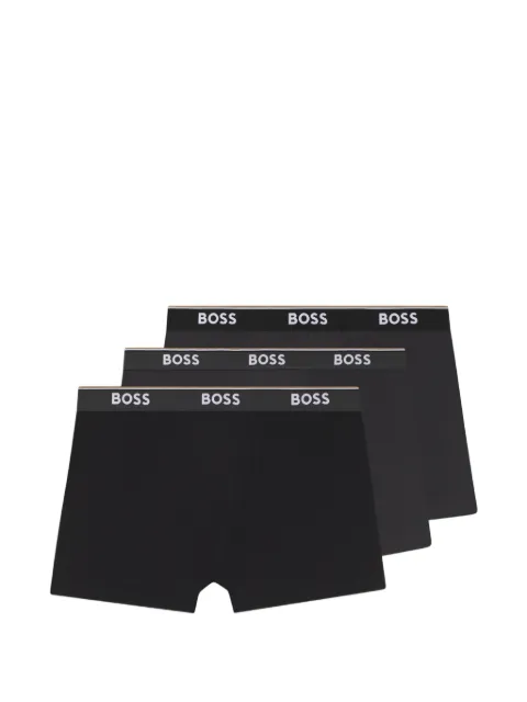 BOSS three-pack stretch-cotton boxer briefs