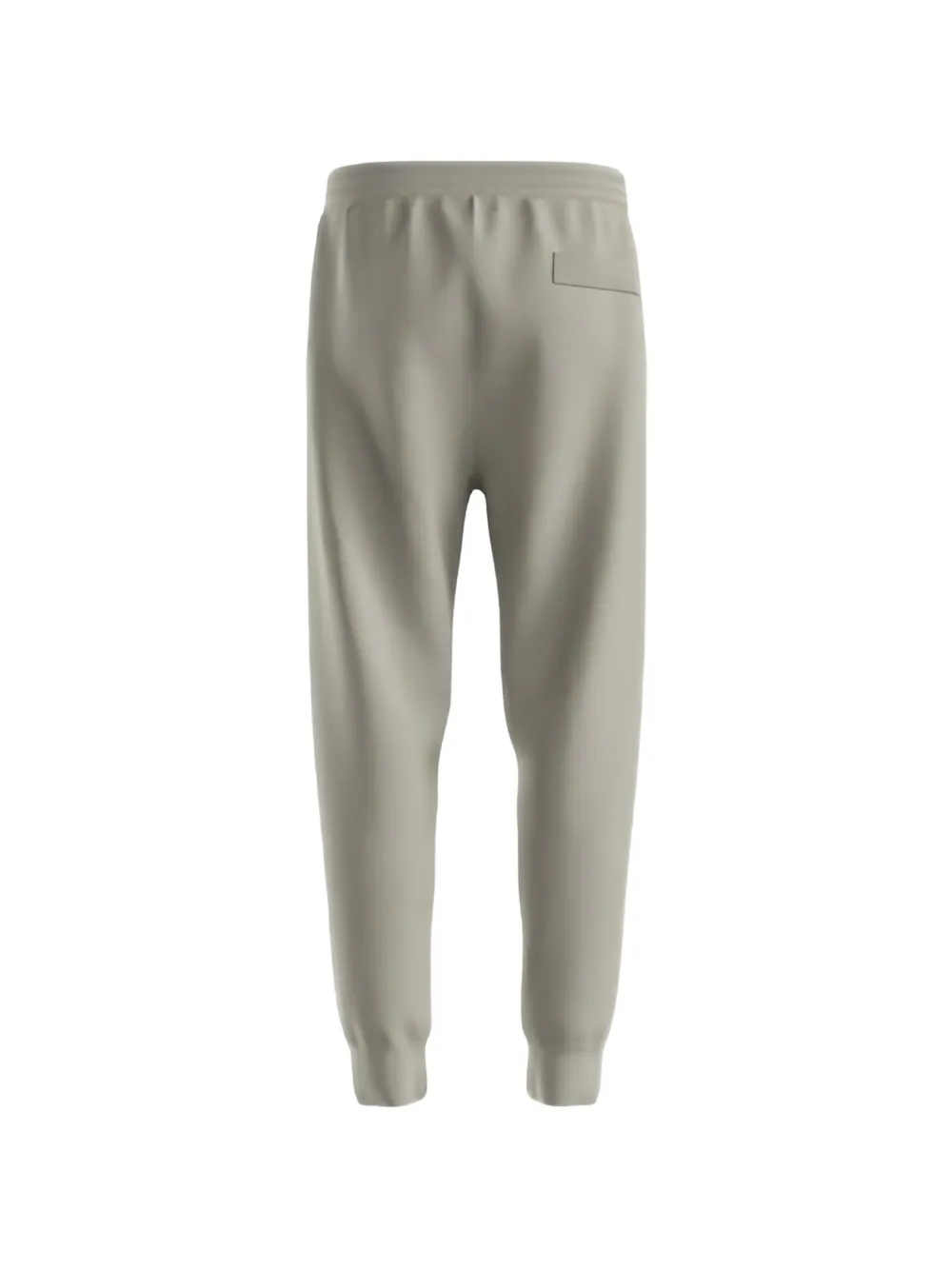 BOSS Joggingbroek van katoenblend met geborduurd logo Beige