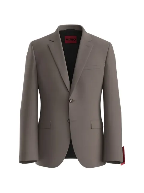HUGO Jaqueta extra slim flanelada mescla