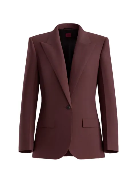 HUGO Blazer com lapela e abotoamento simples