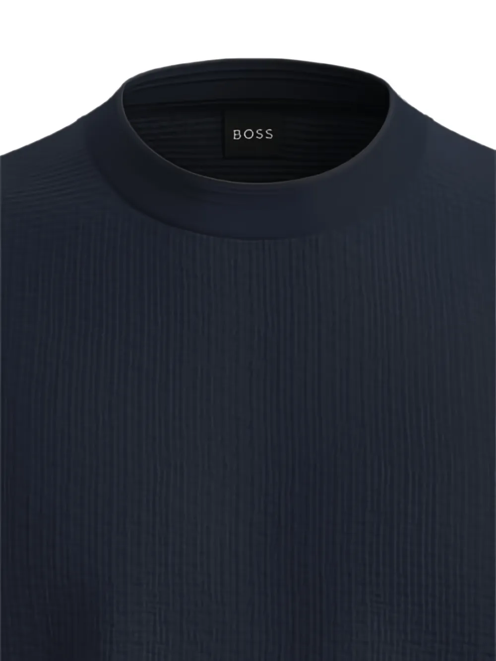 BOSS T-shirt met ronde hals Blauw