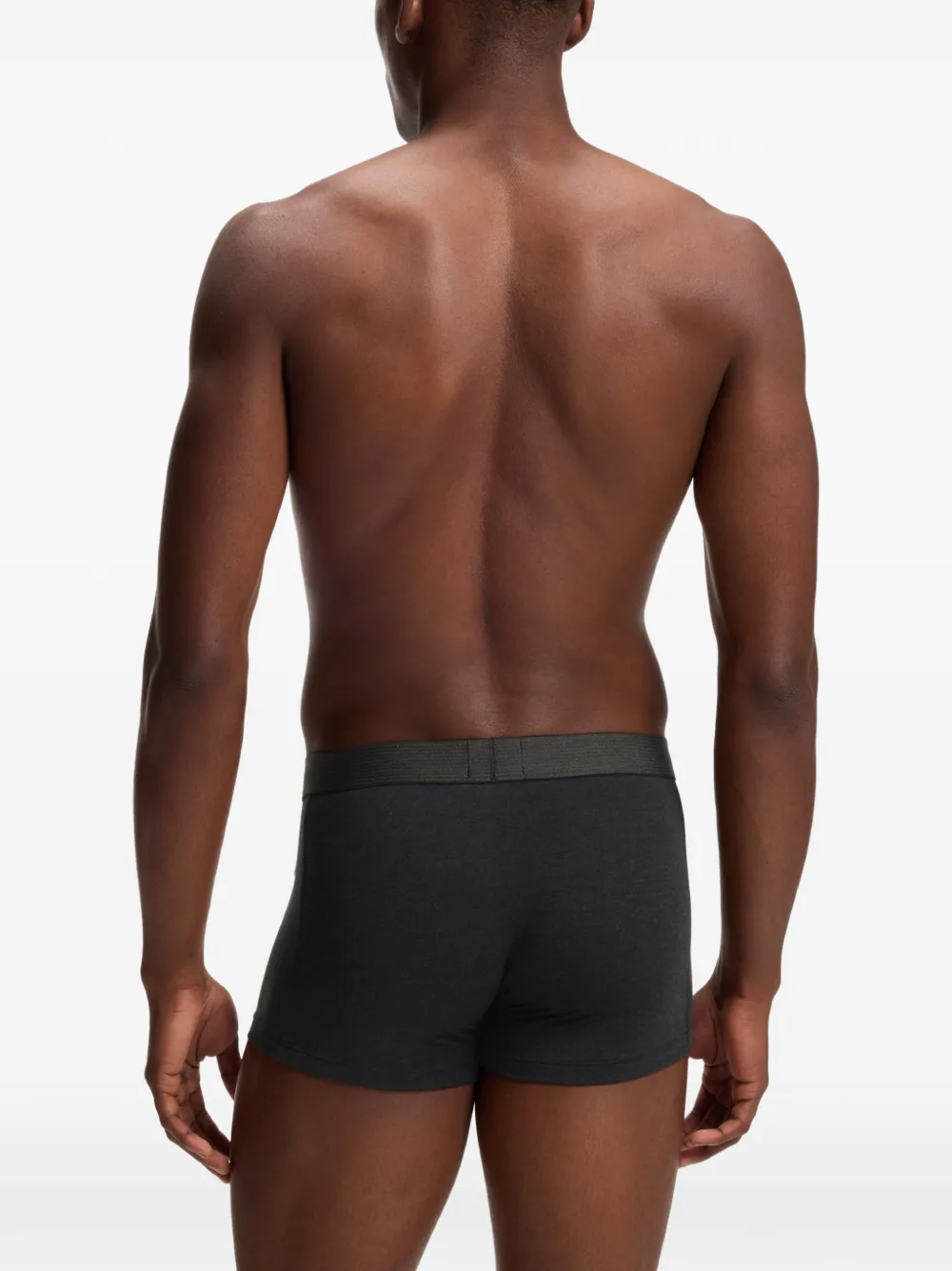 BOSS Drie paar stretch boxershorts Zwart