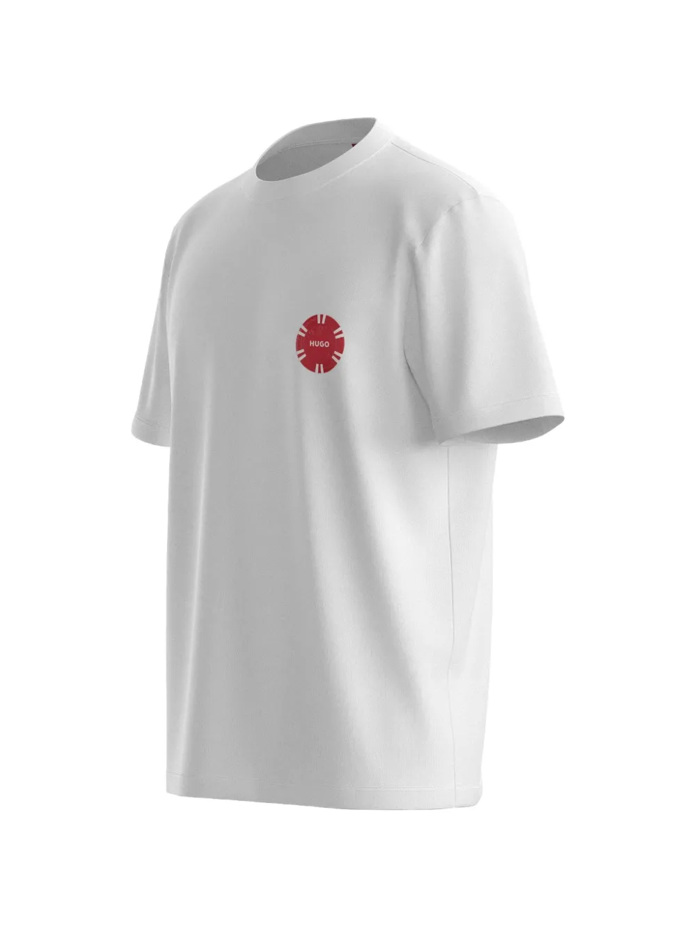 HUGO cotton-jersey T-shirt with poker-chip print
