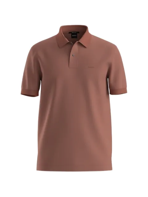 BOSS Pallas polo shirt in cotton piqué with embroidered logo