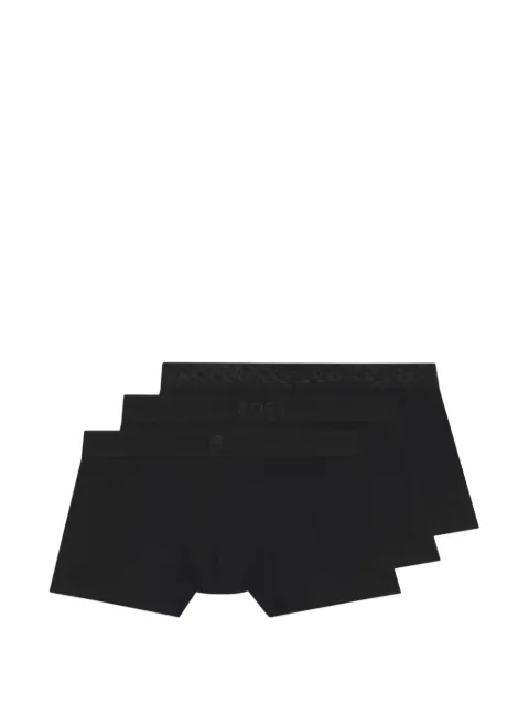 BOSS gift-boxed three-pack of stretch-cotton trunks