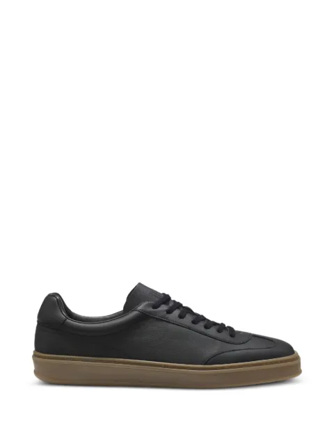 BOSS leather lace-up sneakers