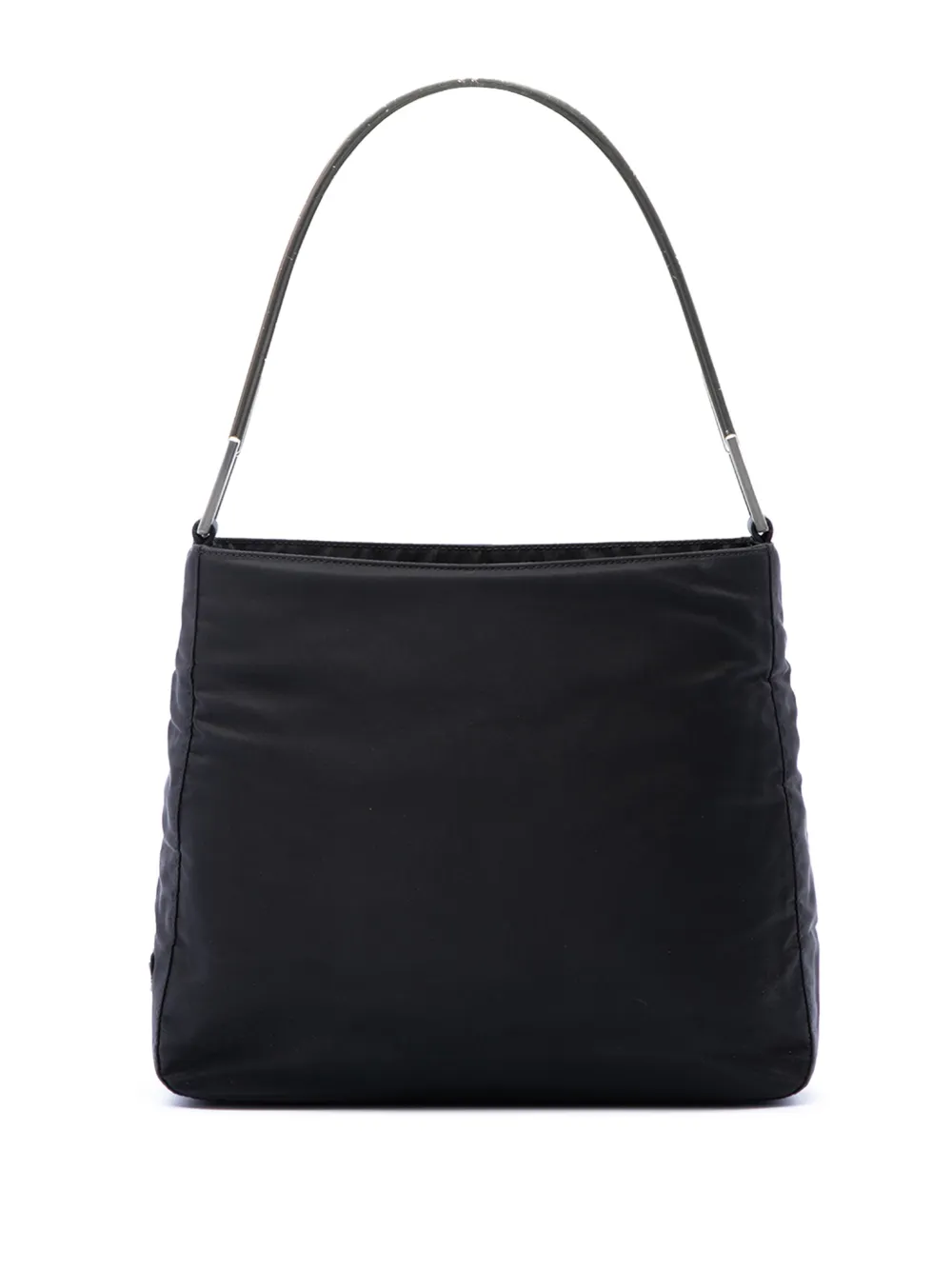 Prada Pre-Owned 2000-2013 Tessuto Metal Handle Bag shoulder bag - Black