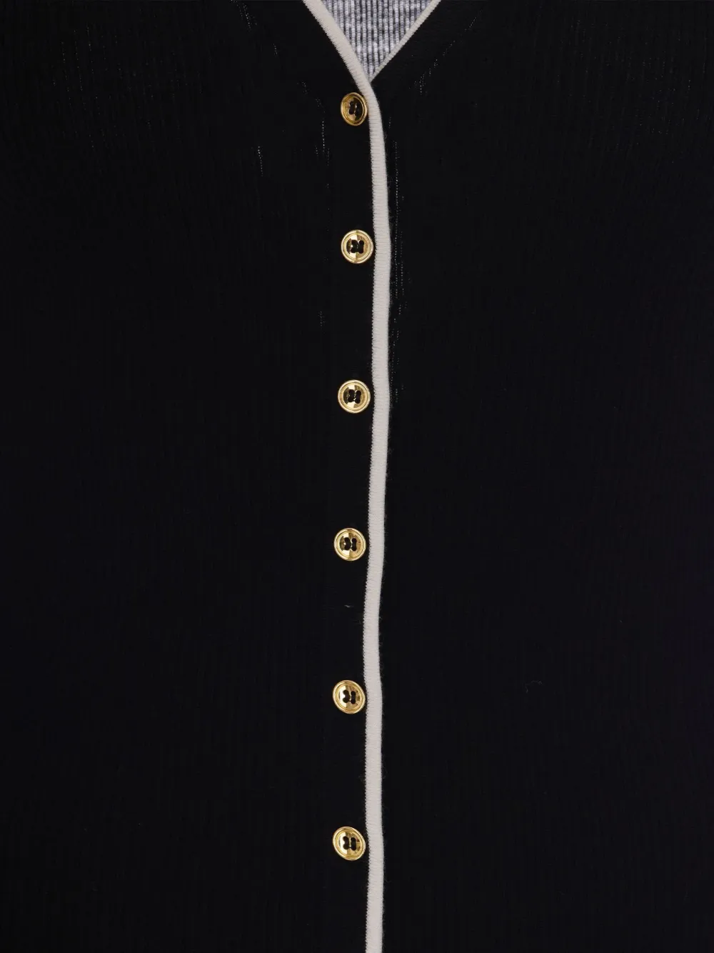 Elisabetta Franchi Vest met geborduurd logo Zwart