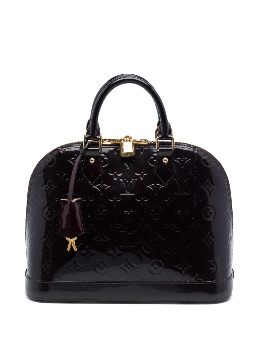 Louis Vuitton Pre-Owned 2014 Monogram Vernis Alma PM handbag - Viola