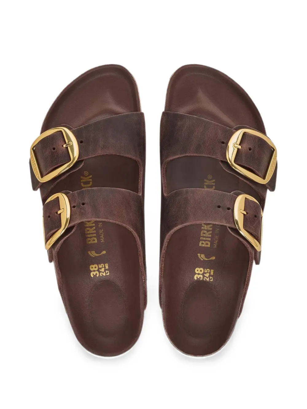 Birkenstock Arizona oiled leather sandals Bruin