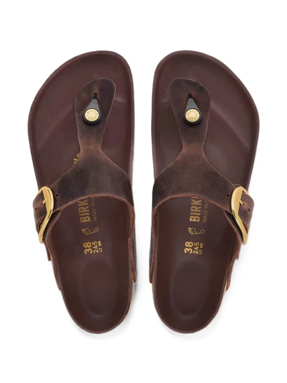 Birkenstock Gizeh Big Buckle sandals Bruin