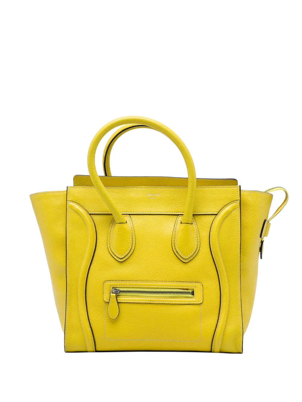 Celine Pre-Owned 2012 Mini Calfskin Luggage tote bag - Yellow
