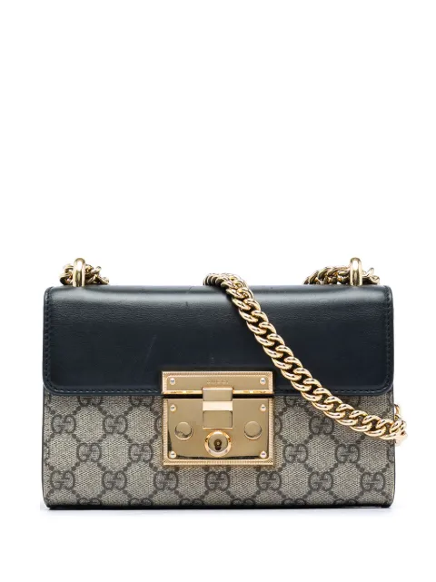 Gucci Pre-Owned 2016-2026 Small GG Supreme Padlock crossbody bag