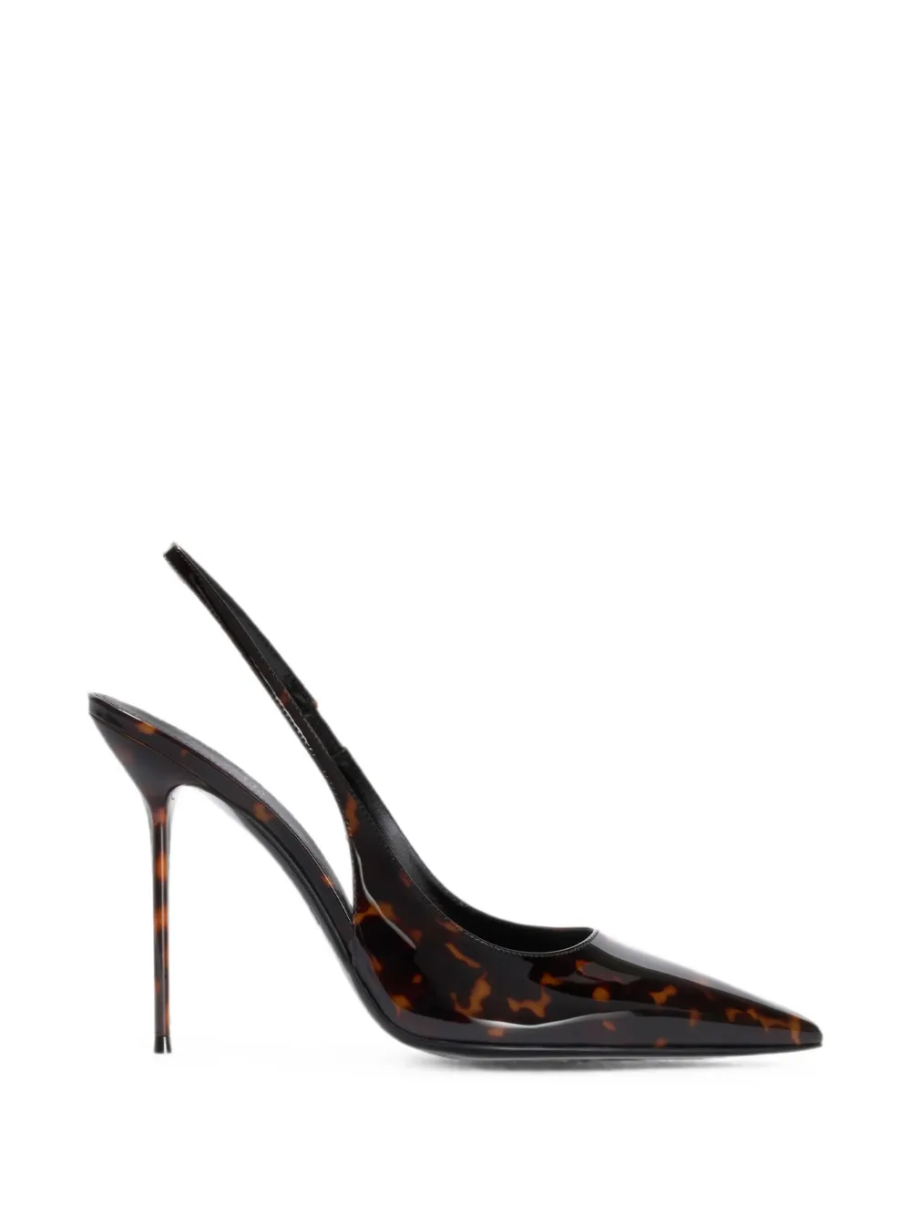 Paris Texas Lidia tortoiseshell-effect slingback pumps Bruin