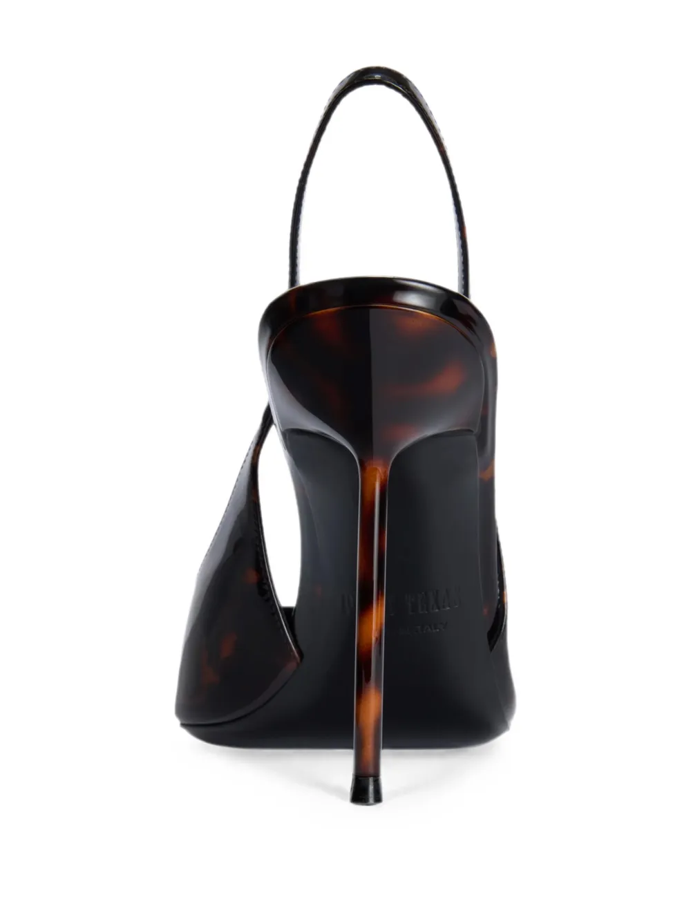 Paris Texas Lidia tortoiseshell-effect slingback pumps Bruin