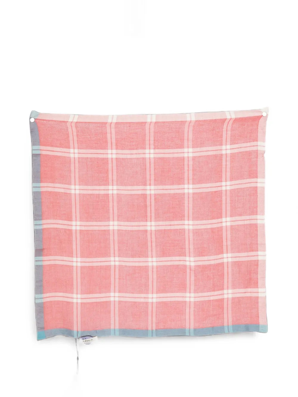 Altea check-pattern scarf - Rot