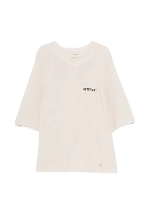 RETERNITY Pullover mit Logo-Print