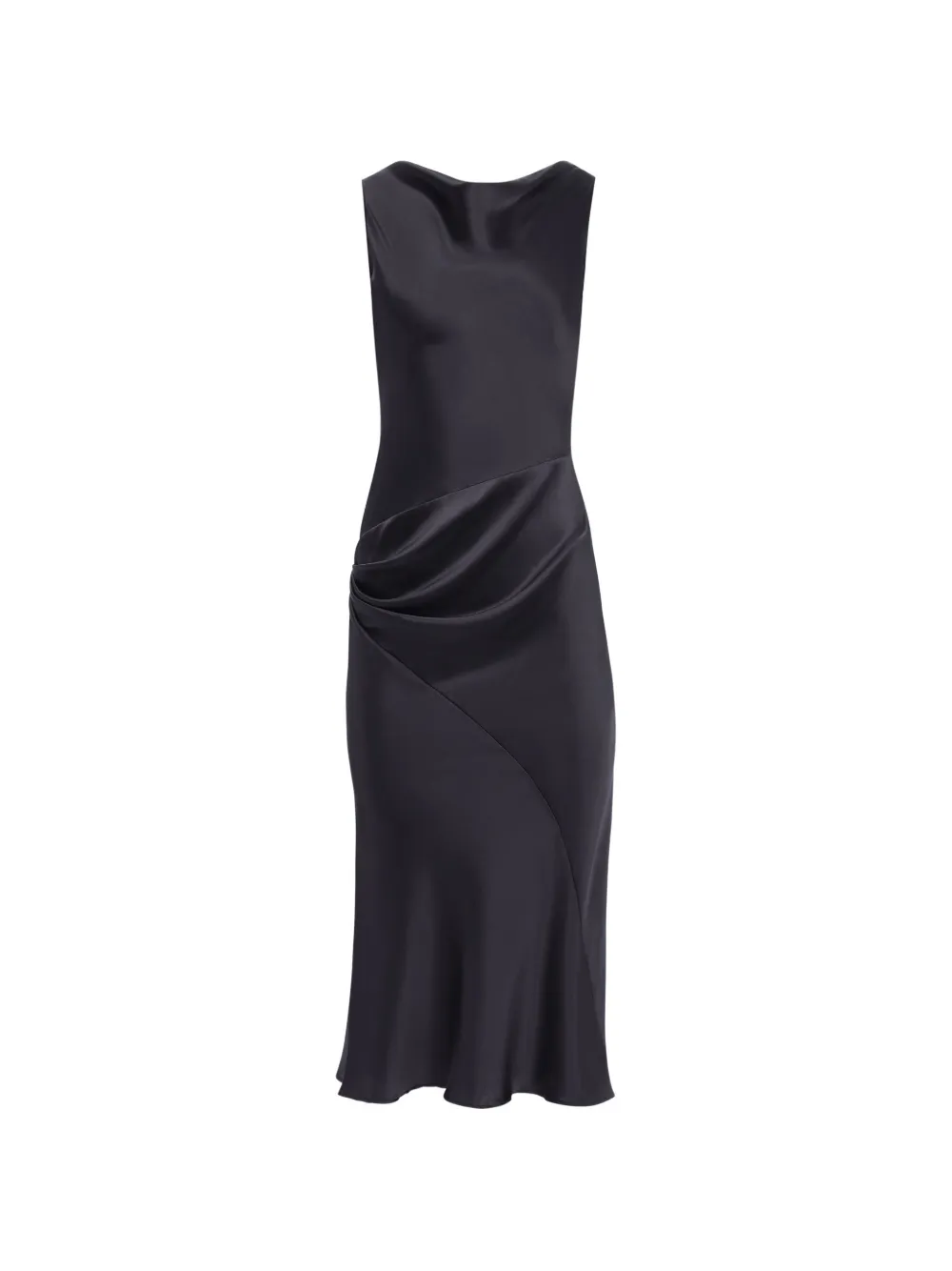 Nina Ricci asymmetrical draped midi dress