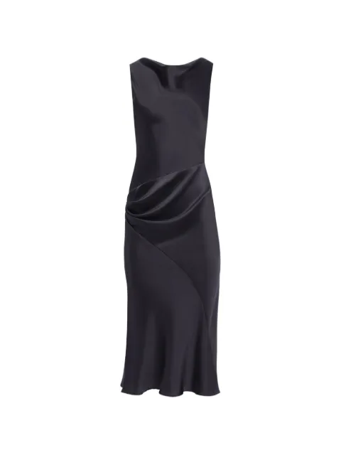 Nina Ricci asymmetrical draped midi dress