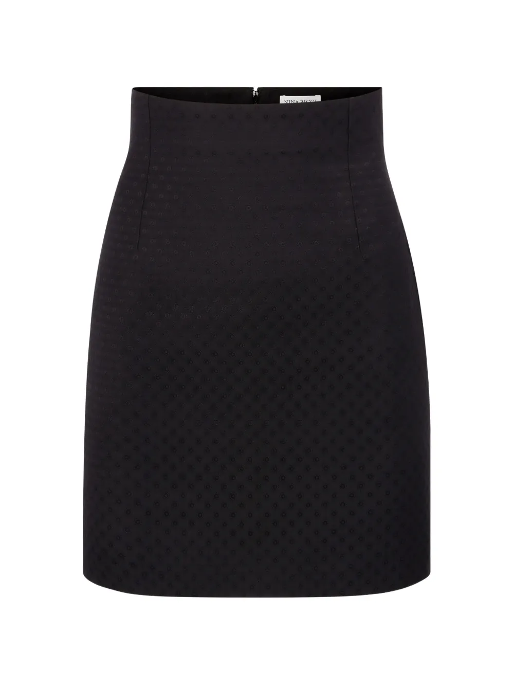 Nina Ricci jacquard-patterned high-waisted mini skirt