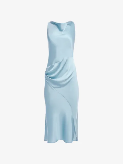 Nina Ricci asymmetrical open-back midi dress
