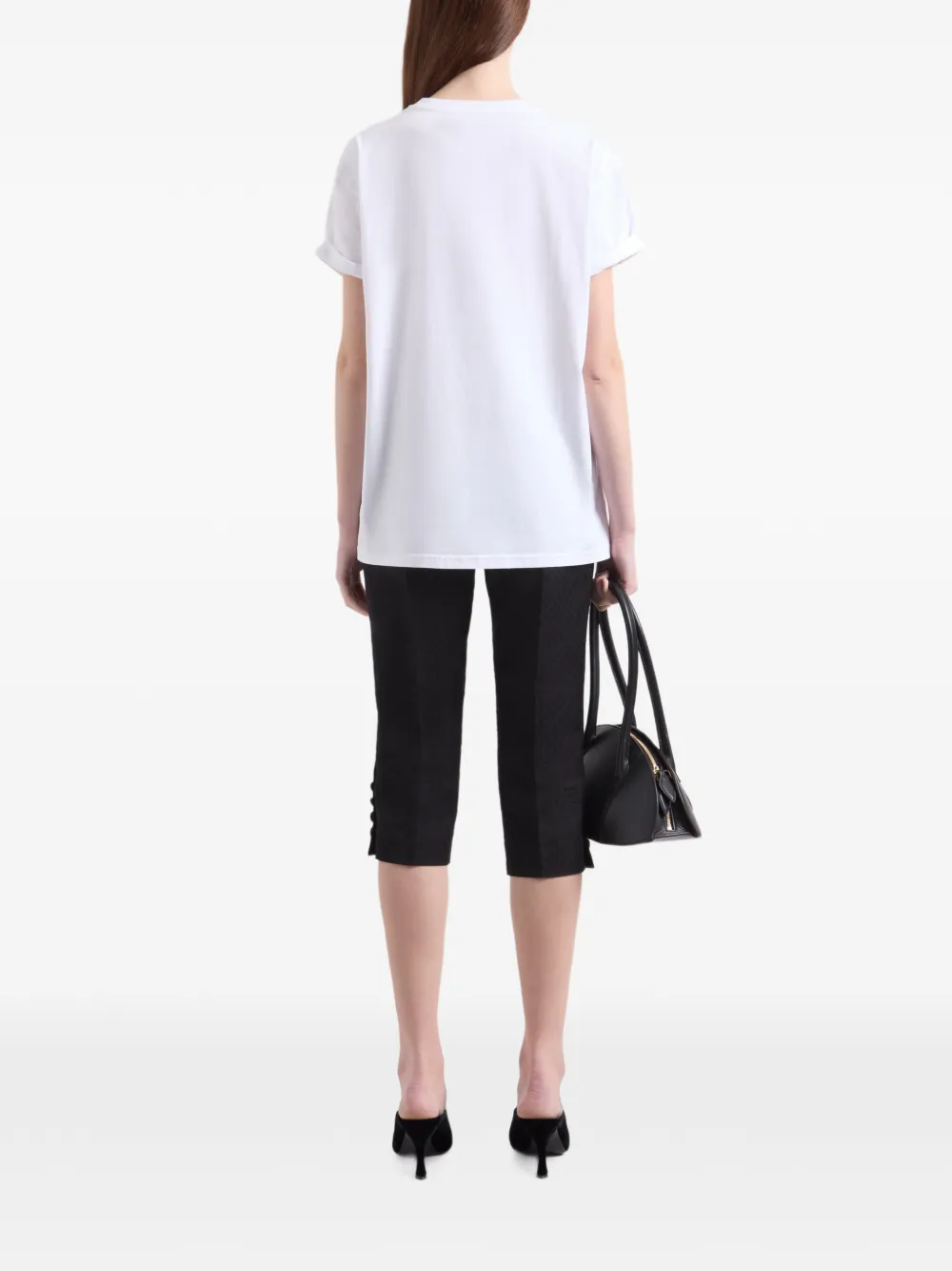 Nina Ricci Three Graces T-shirt met grafische print Wit
