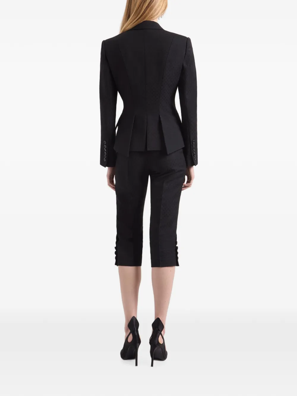 Nina Ricci Blazer met dubbele rij knopen Zwart