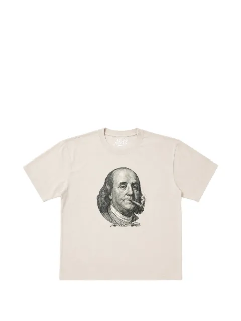 Melt portrait-print T-shirt