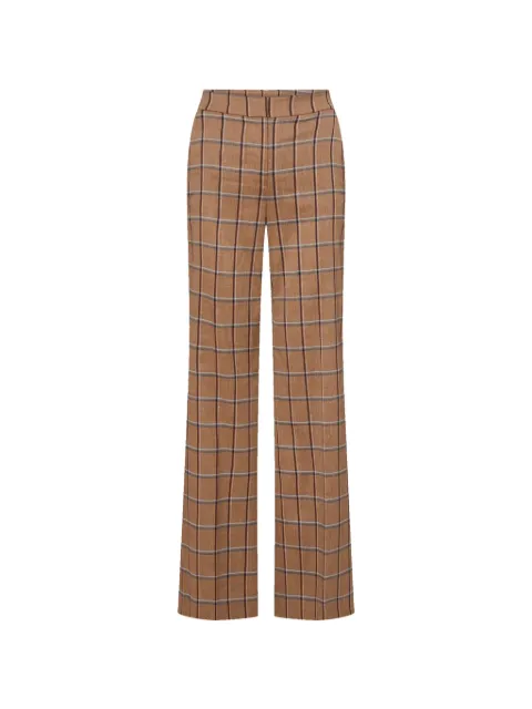 Veronica Beard Tonelli check-pattern trousers