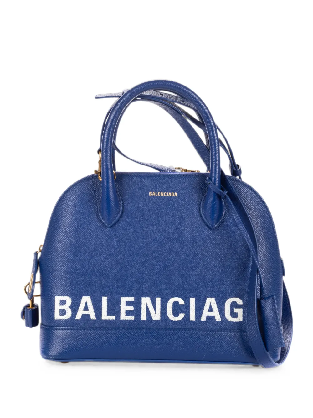 Balenciaga Pre-Owned Ville logo-detail tote bag - Blue