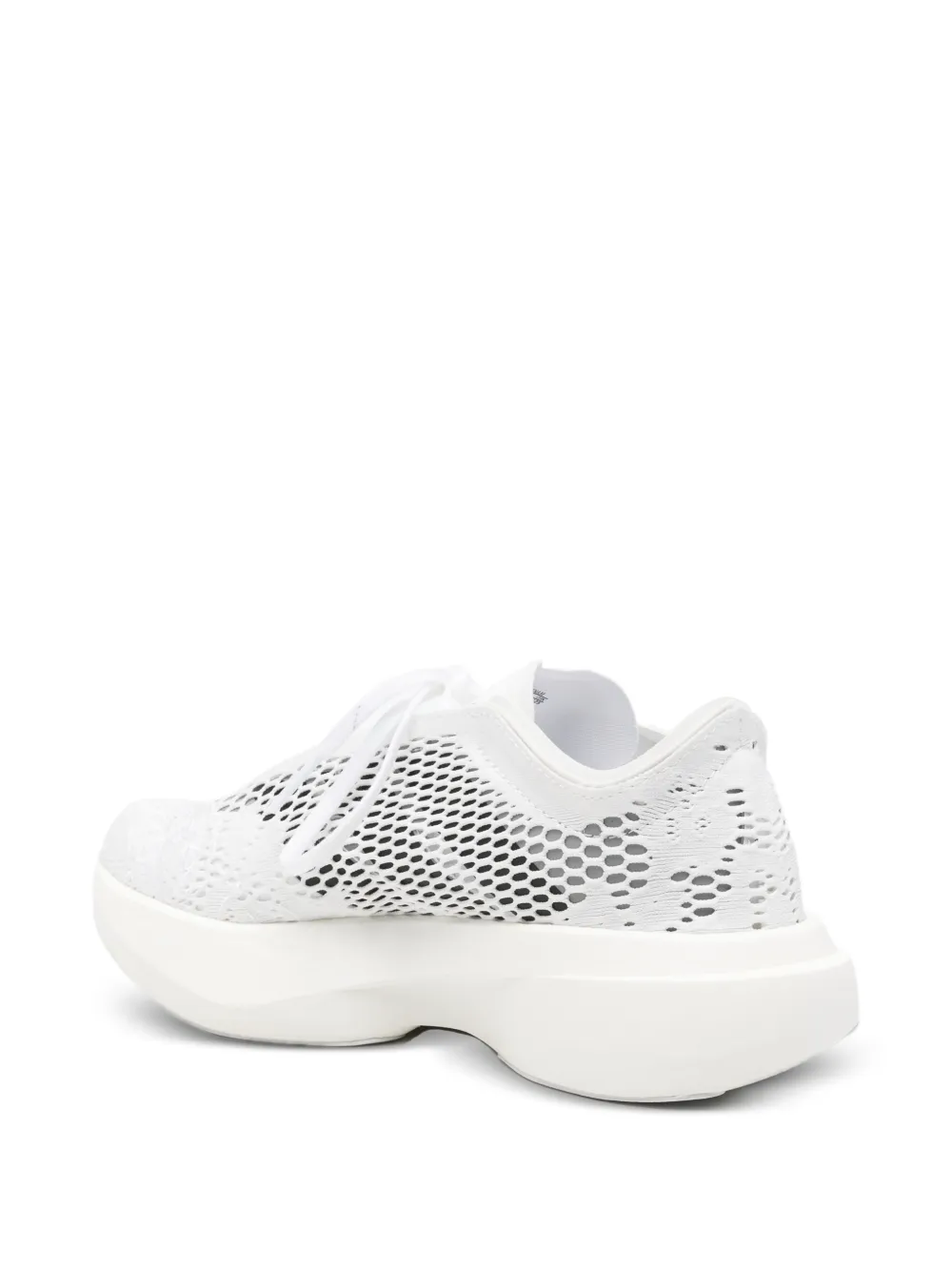 adidas by Stella McCartney Adizero EVO SL lace-panelled chunky sneakers Wit