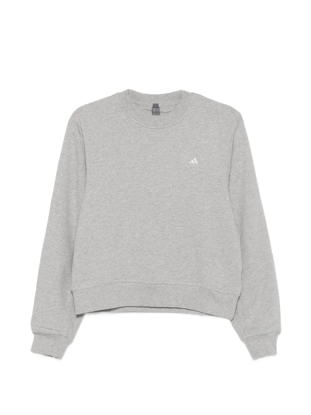 adidas by Stella McCartney logo-print sweatshirt - Grigio