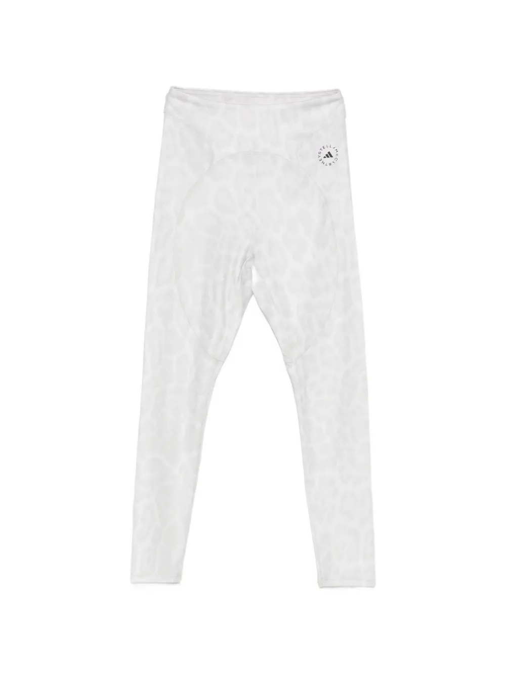adidas by Stella McCartney leopard-print leggings - Bianco