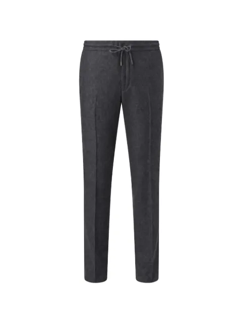 slowear drawstring pressed-crease trousers