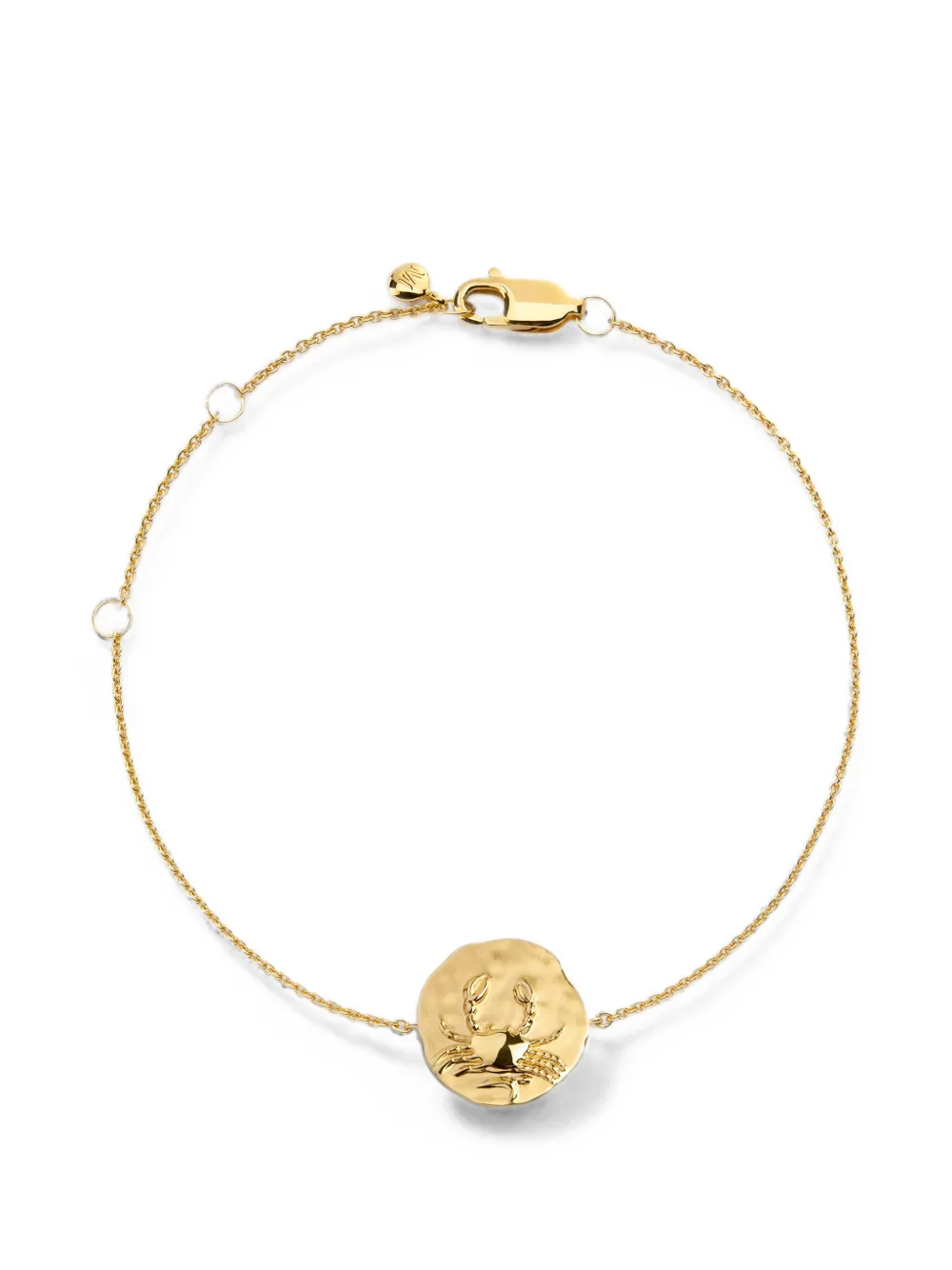 Monica Vinader Cancer Zodiac Kettenarmband - Gold