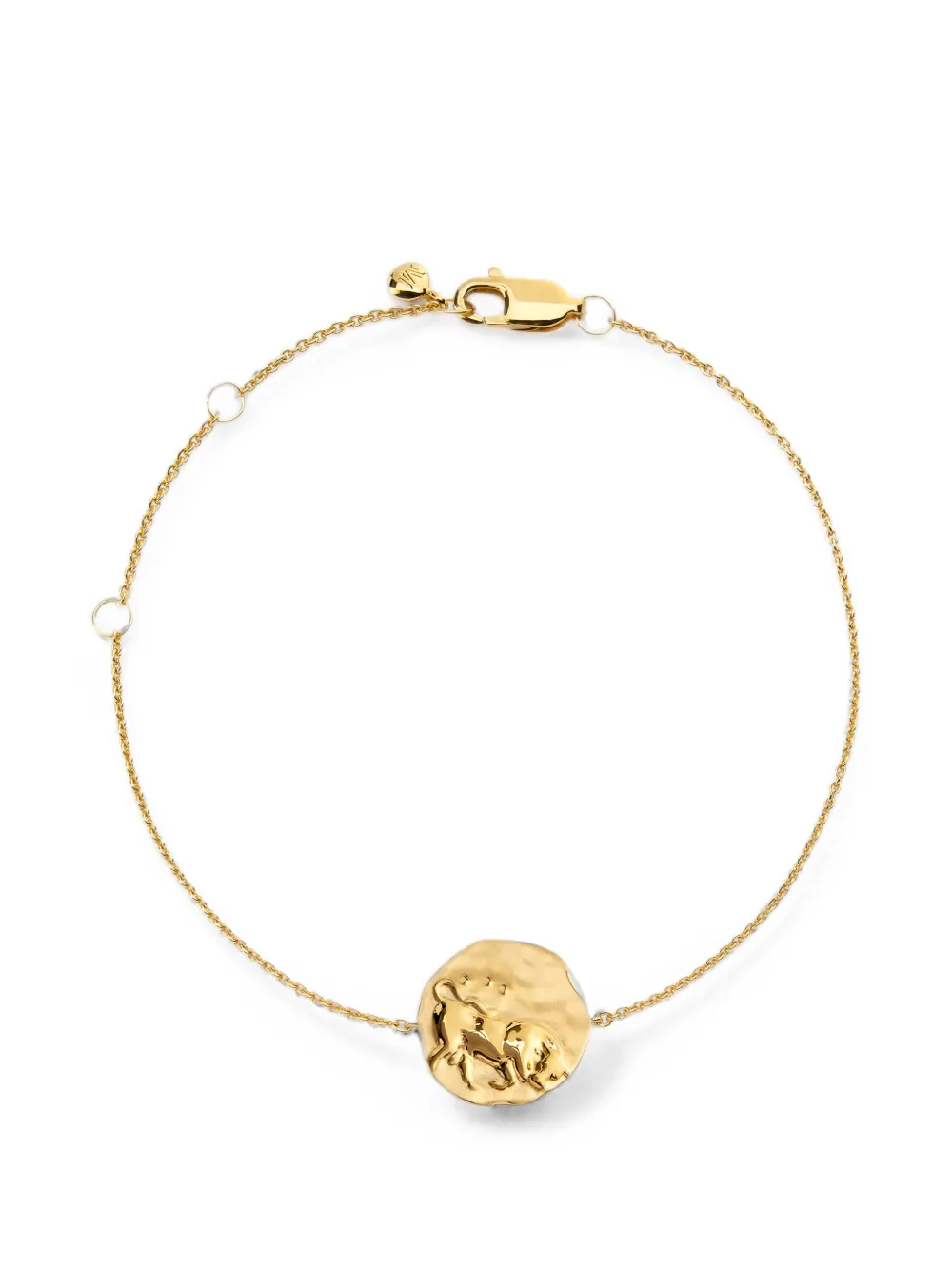 Monica Vinader Bracciale a catena Taurus Zodiac - Oro