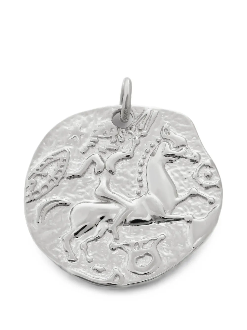Monica Vinader Goddess Halskette mit Anhänger - Silber