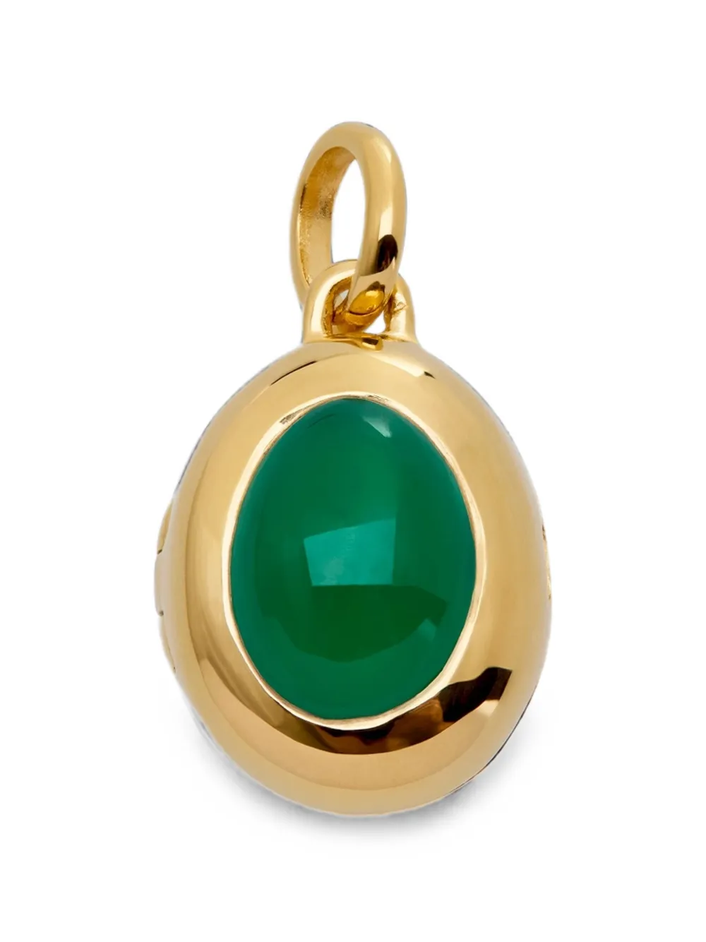 Monica Vinader May Birthstone Locket Halskette - Gold