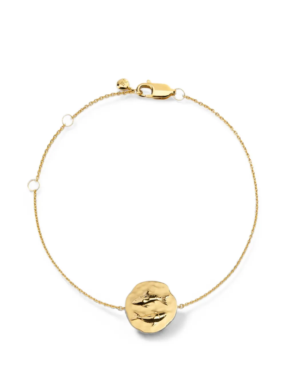 Monica Vinader Pisces Kettenarmbänder mit Sternzeichen - Gold