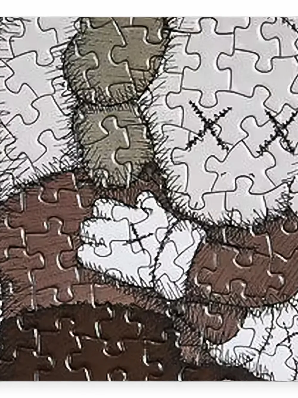 KAWS Together puzzel Bruin