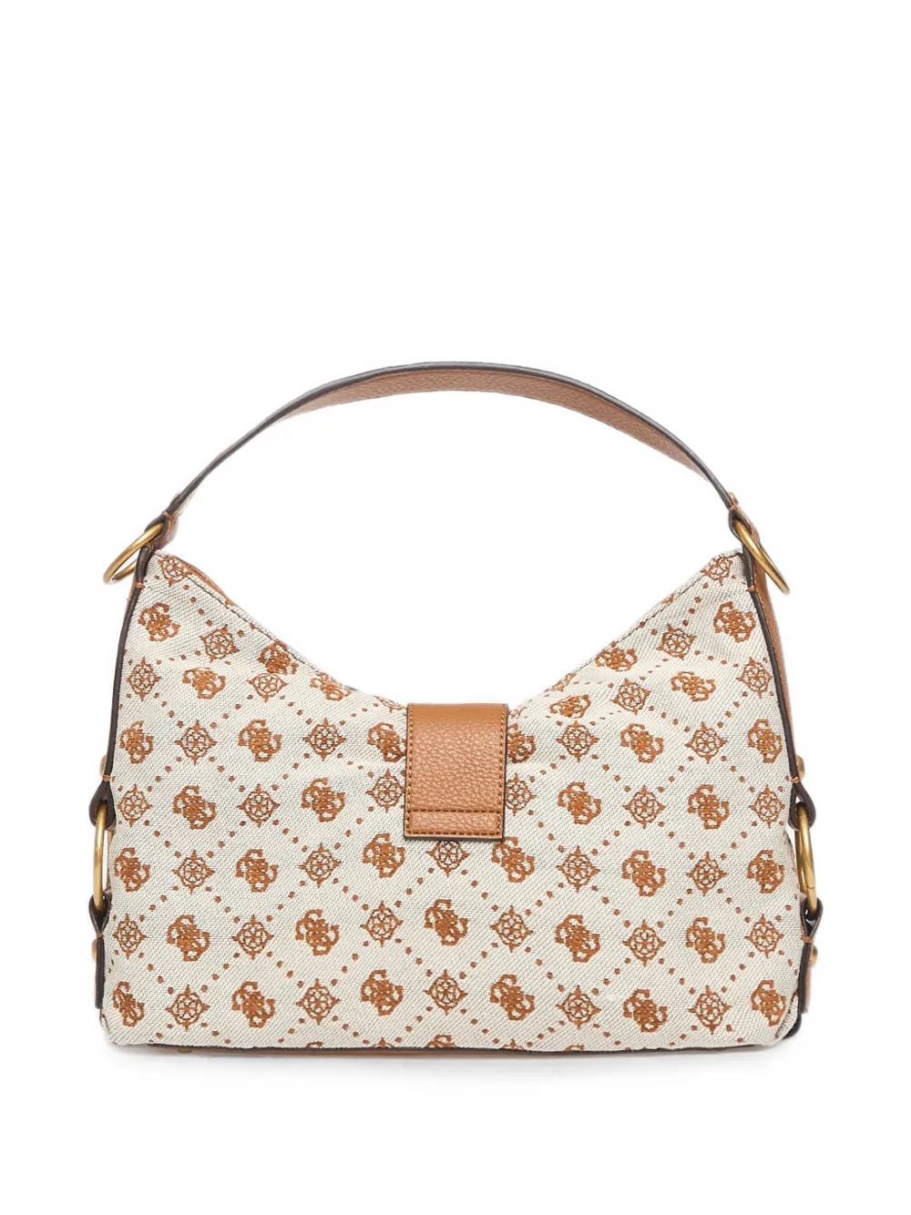 GUESS USA Grote Camden schoudertas Beige