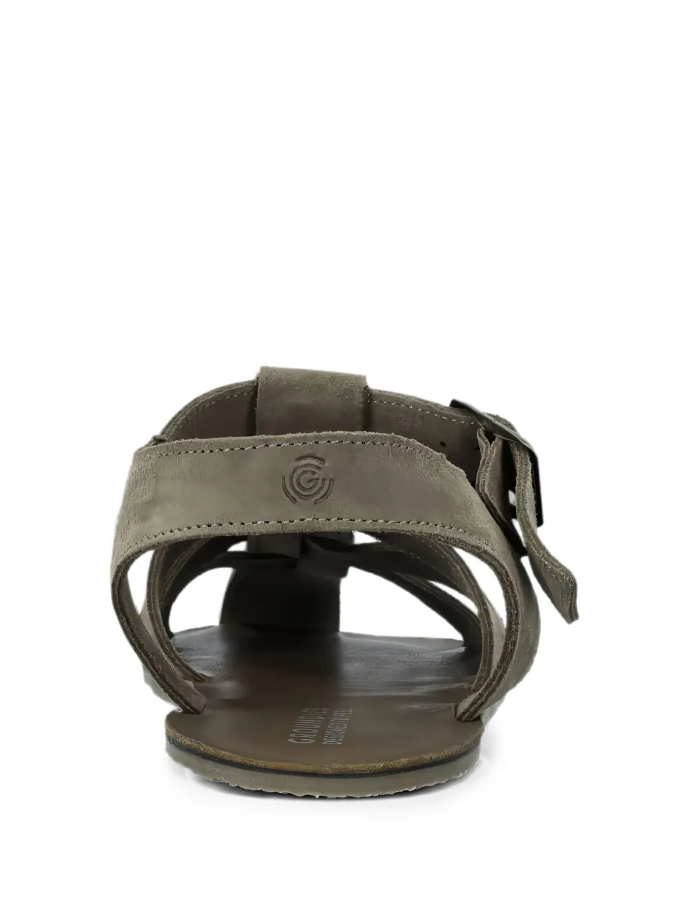 GROUNDS Catania buckle-fastening caged sandals Grijs